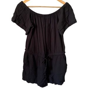 LOFT Black Romper